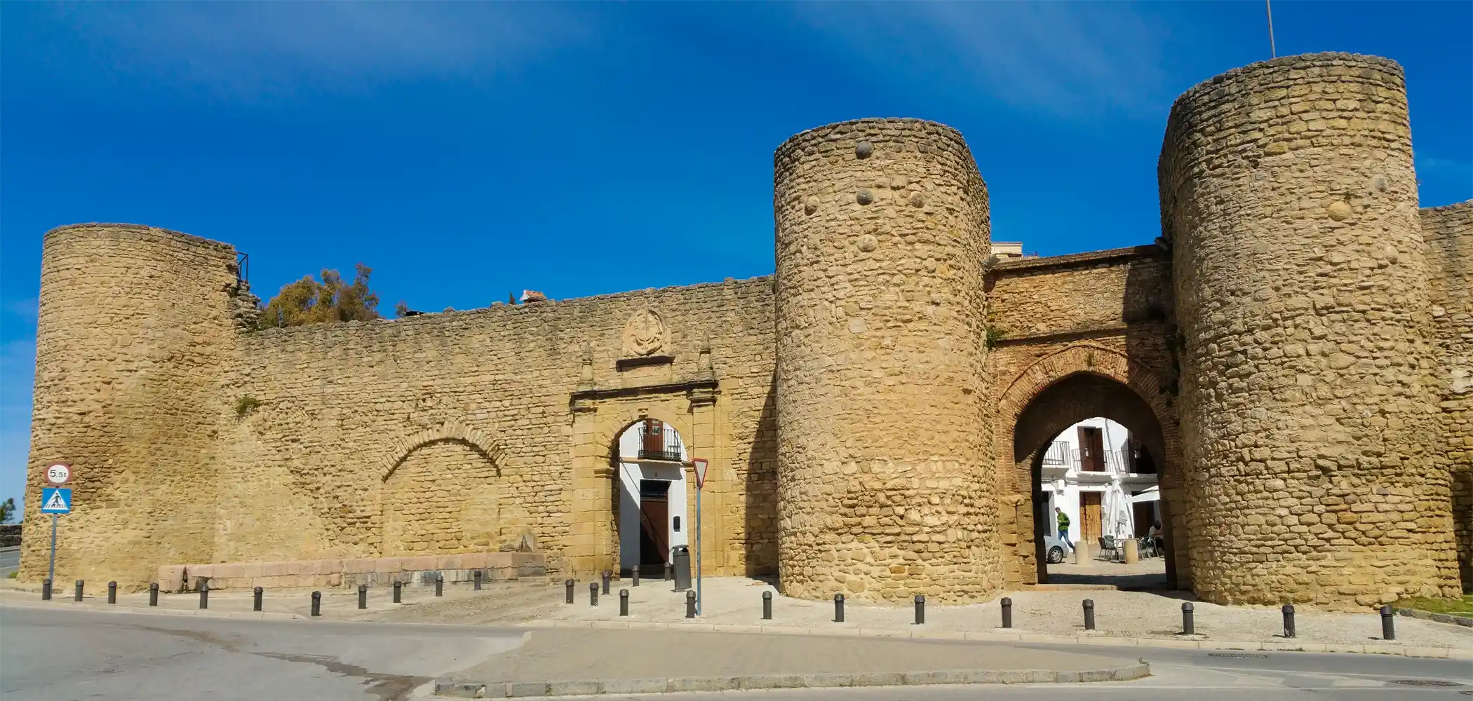 Puerta de Almocabar Gate and Charles V Gates- Ronda, Andalusia, Spain