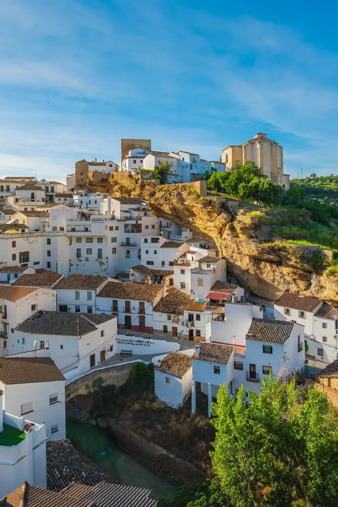 torreon del homenaje of setenil de las bodegas in spain