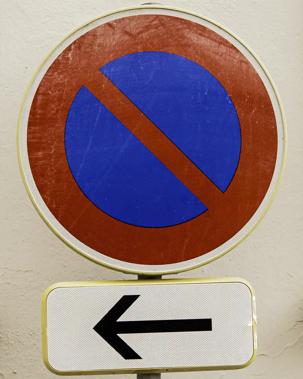 Prohibited Parking Sign For Cars