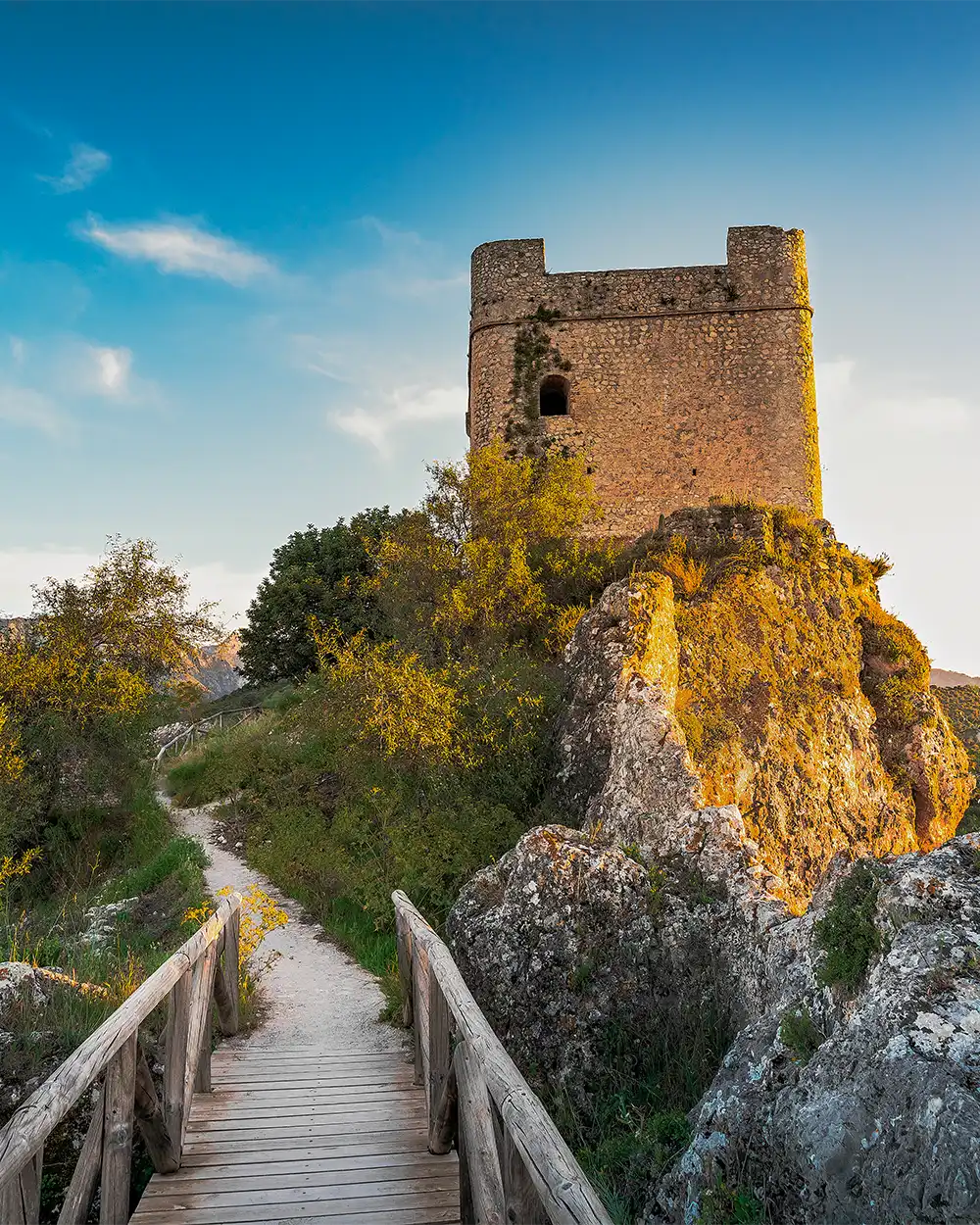 Zahara de la Sierra Castle Tower - Zahara de la Sierra, Cadiz Province, Andalusia, Spain